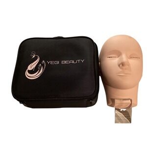 YEGI BEAUTY Makeup Training Mannequin Head Practice Case Kit
